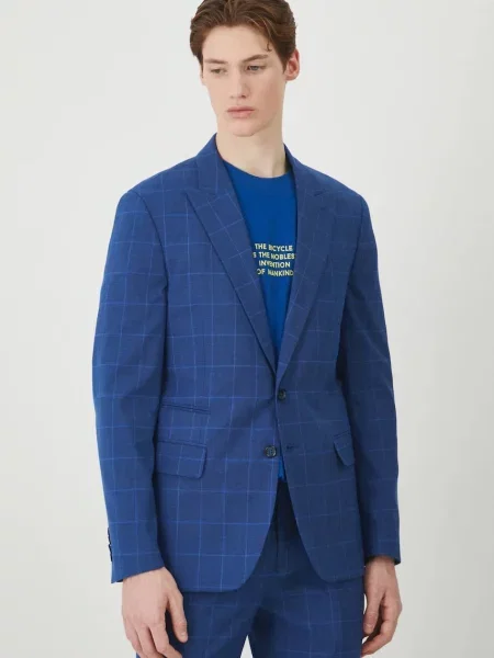 Medicine sacou barbati albastru