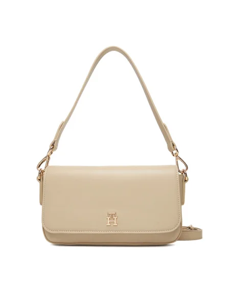 Дамска чанта Tommy Hilfiger Th Icon Conv бежов