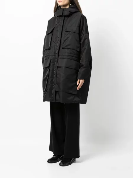 Parka Goen.j s kapucí černá