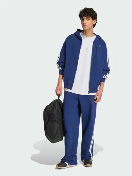 Повседневные брюки Adidas в полоску синие