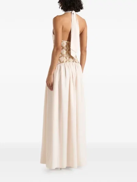 Rochie maxi Manière De Voir cu gât halter