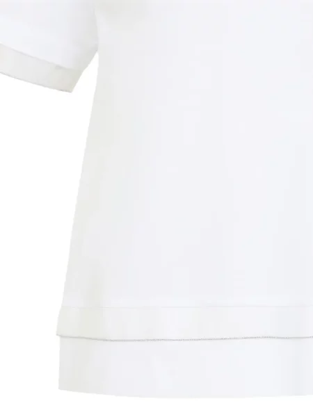 Tricou Peserico scurt alb