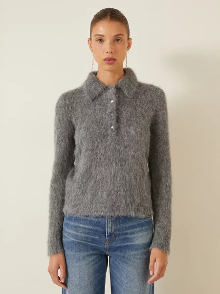 Chloé Sweter Z Alpaki grau