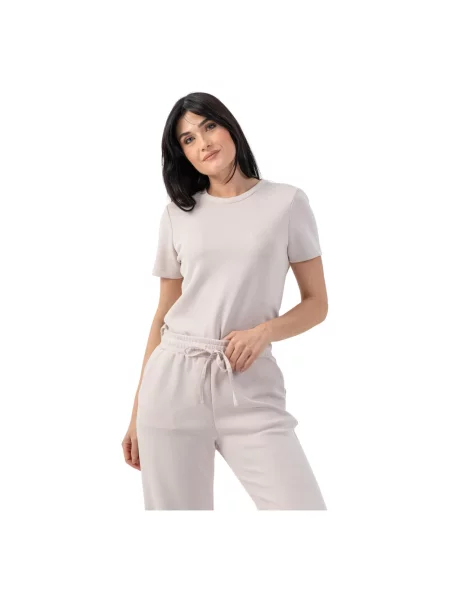 Koszulka Kocca z krótkim rękawem beżowa