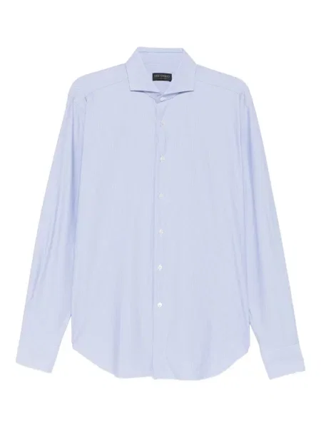 Риза Dell'oglio на райета синьо