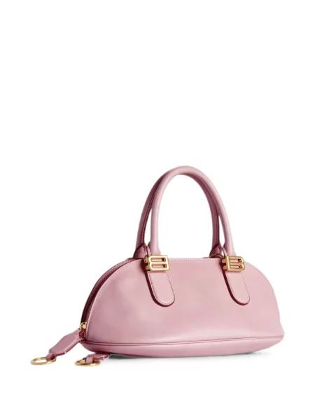 Sacou Balenciaga din piele roz
