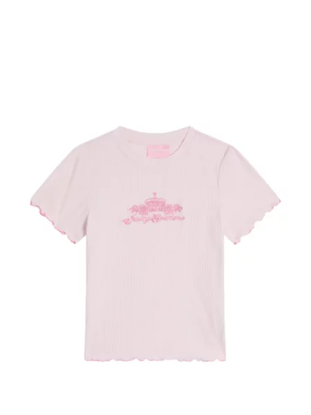 Pijamale Juicy Couture cu model floral cu imagine roz