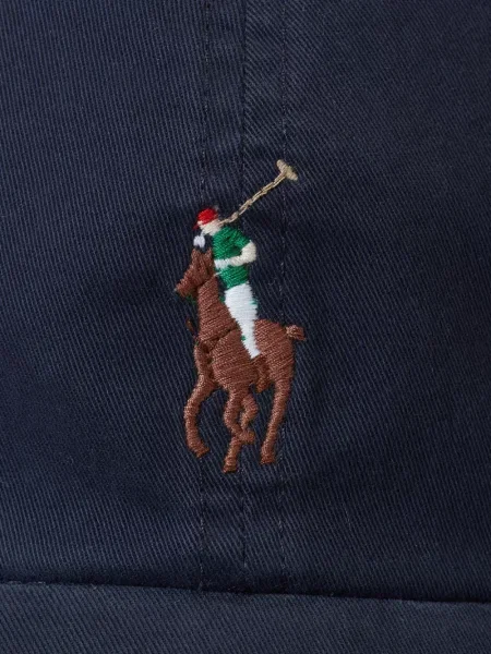 Kostkovaná dlouhá kšiltovka Polo Ralph Lauren bez rukávů modrá