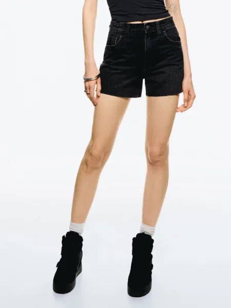 Bershka Jeans denim / argintiu negru