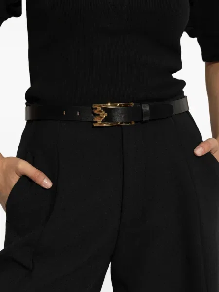 Curea Victoria Beckham din piele negru