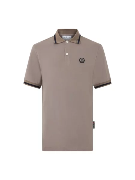 Koszula Philipp Plein z logo beżowa