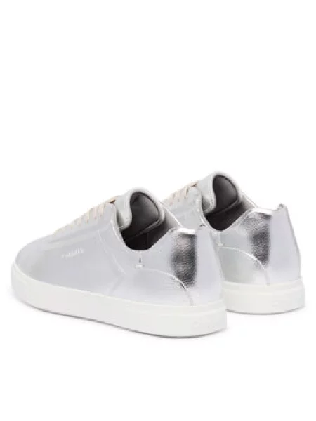 Calvin Klein Nízke tenisky PRO striebornosivá