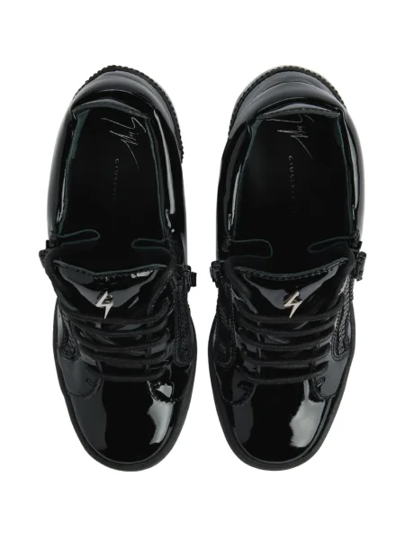 Sneakerși Giuseppe Zanotti cu pană negru