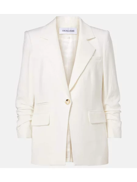 Sacou Veronica Beard alb