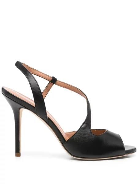 Kožené sandály Lella Baldi černé
