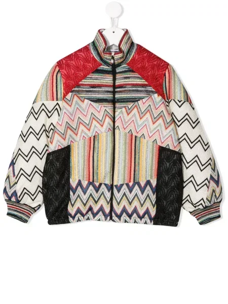 Kurtka bomber dziecięcy Missoni czerwony