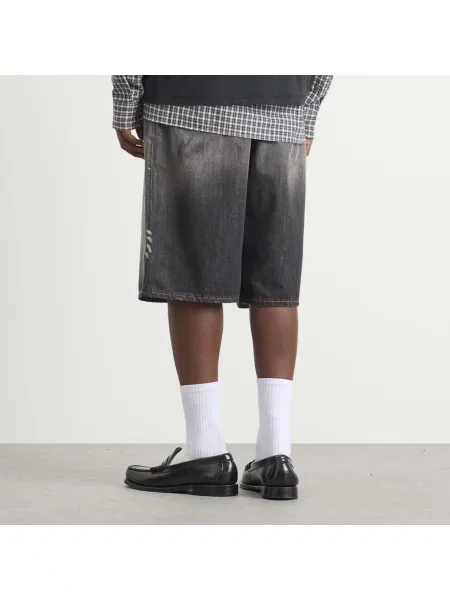 Szorty jeansowe Acne Studios czarne