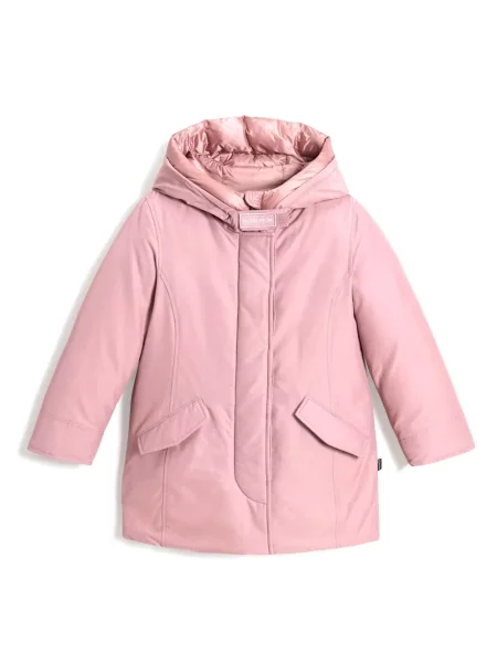 Parka dziecięca Woolrich różowa