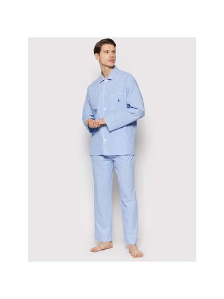 Polo Ralph Lauren Pidžama Svijetloplava Regular Fit