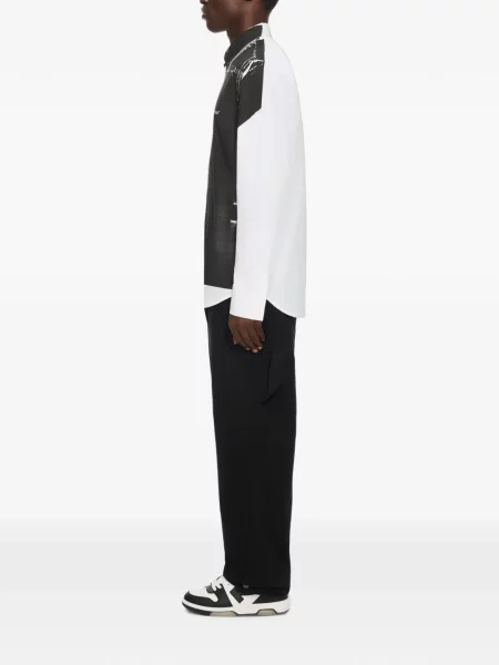 Cămașă Off-white din poplin alb