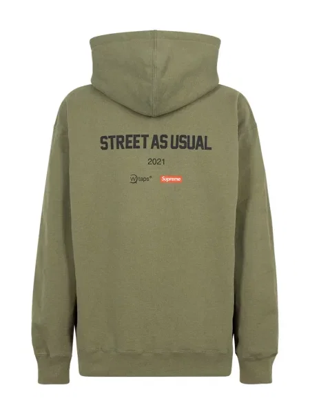 Hanorac cu glugă Supreme verde
