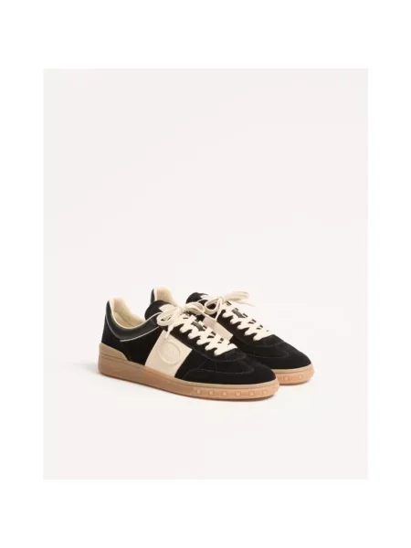 Sneakersy Valentino Garavani skórzane czarne