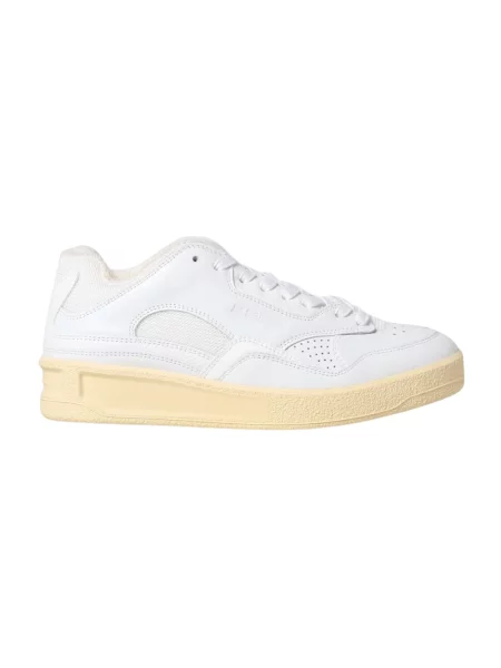 Sneakersy Jil Sander skórzane białe