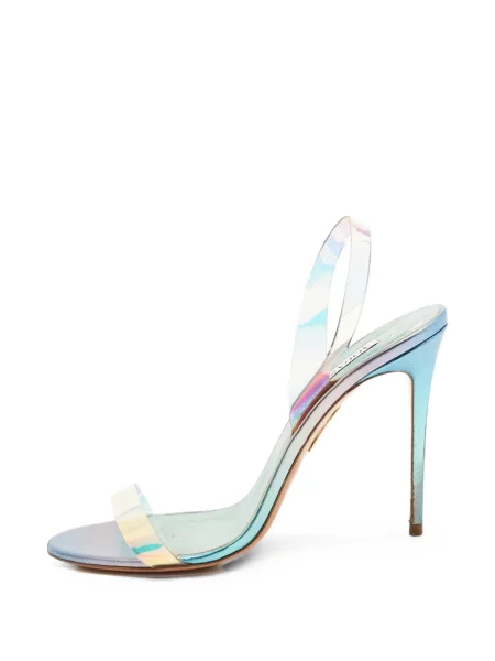 Sandale Aquazzura slingback albastru