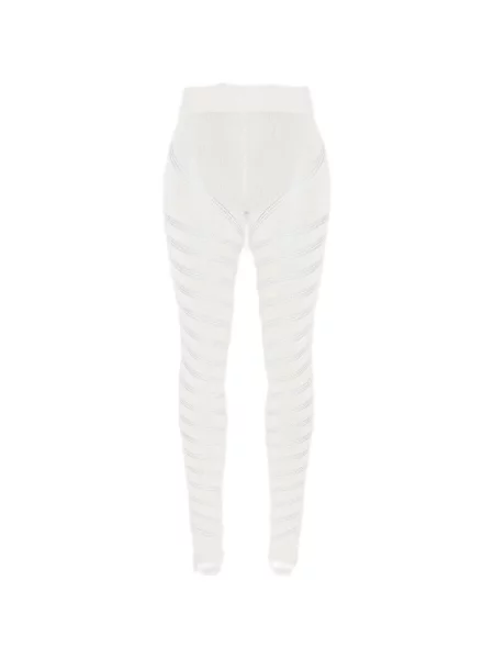 Leggings Manière De Voir tricotate alb