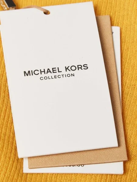 Top Michael Kors din cașmir galben