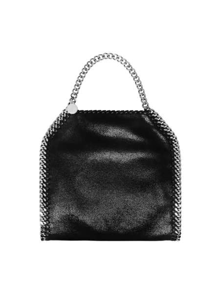 Mała mały torebka skórzana Stella Mccartney elegancka czarna