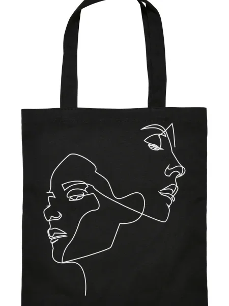 Geantă Mister Tee din canvas negru