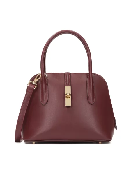 Torebka skórzana Kazar skórzana brązowa