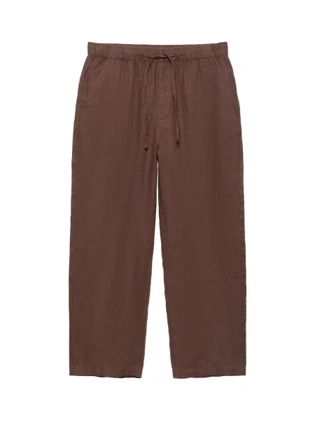 Pull&Bear Pantaloni ciocolatiu