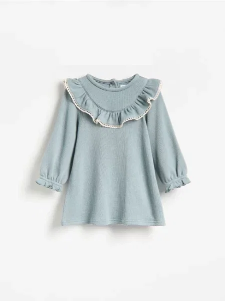 Reserved Rochie cu amestec de albastru-verzui albastru