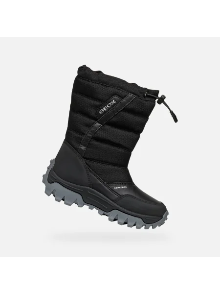 Geox Snehule J Himalaya Boy B Abx M čierna