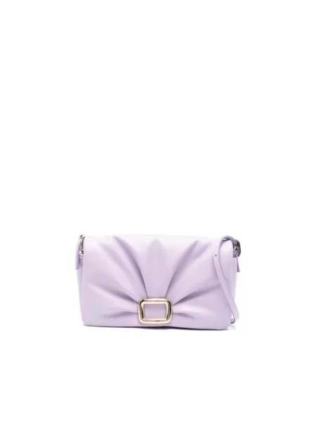 Torebka Roger Vivier skórzana fioletowa