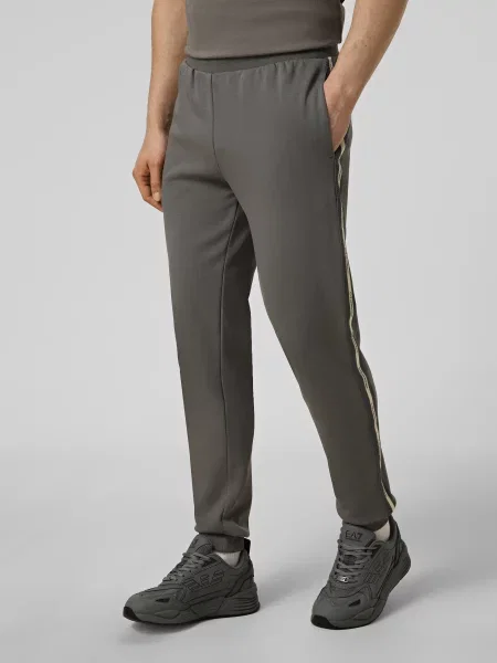 Спортивні штани бавовна/поліестер сірий