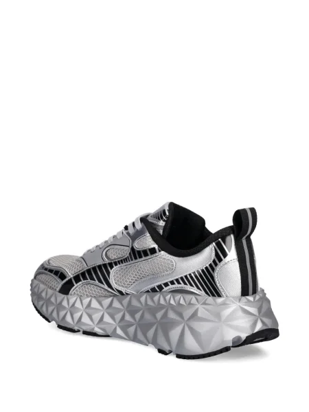 Sneakerși Ea7 Emporio Armani argintiu