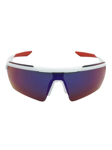 Ochelari de soare Nike cu cordon din jerseu cu imprimeu abstract gri