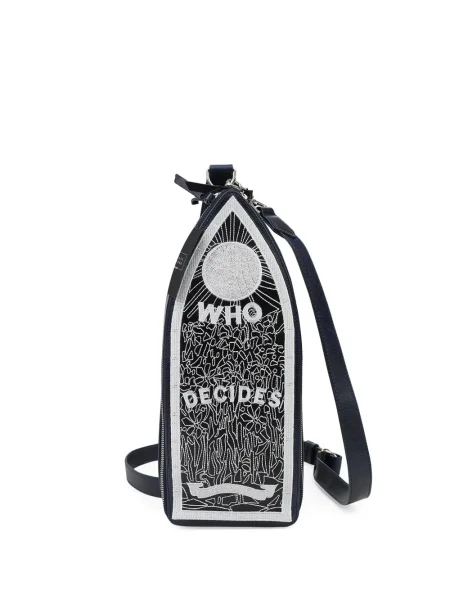 Geantă crossbody Who Decides War albastru