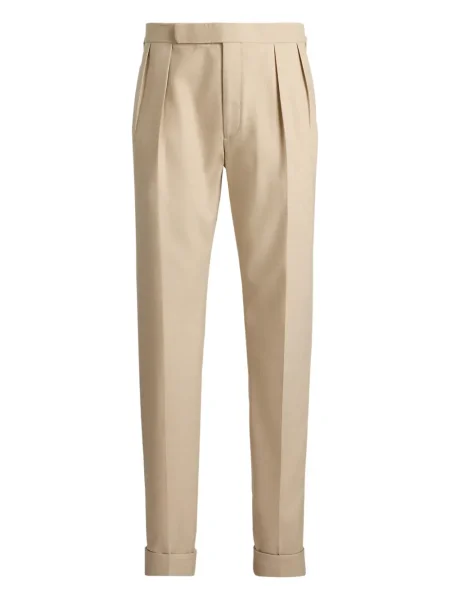 Pantaloni Ralph Lauren Purple Label plisate violet