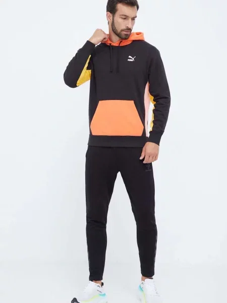 Puma μπλούζα μαύρο