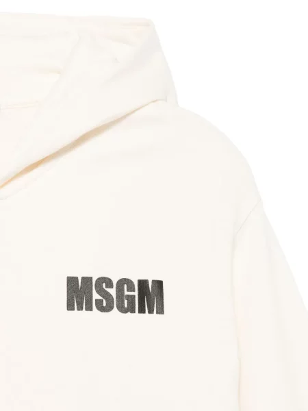 Bluza z kapturem dziecięca Msgm biała