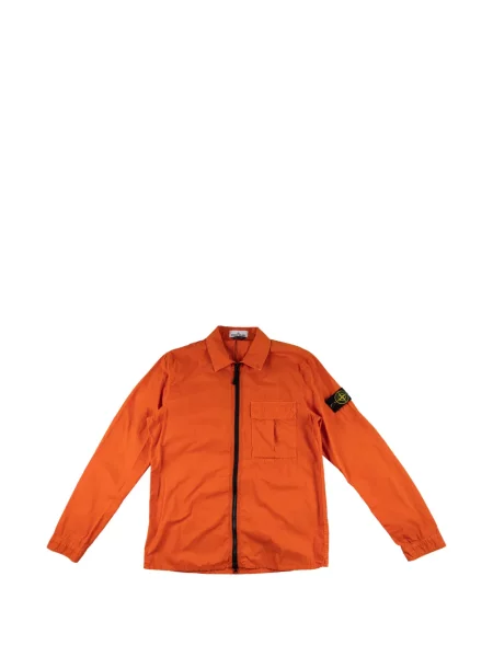 Geacă Stone Island cu strasuri portocaliu