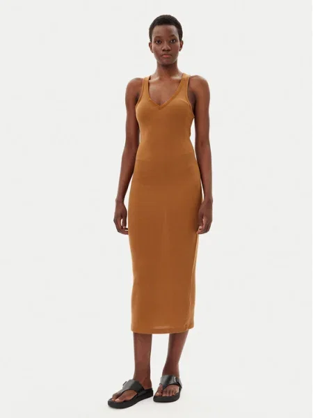 Calvin Klein Jeans Rochie de zi maro