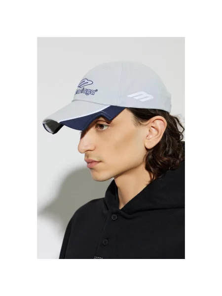Czapka z daszkiem Balenciaga piłkarska szara