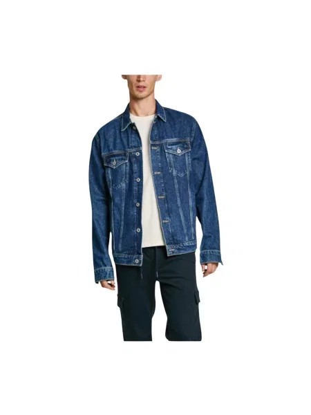 Kurtka jeansowa Pepe Jeans niebieska