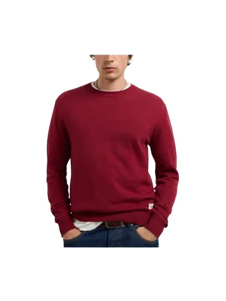 Dzianinowy sweter Pepe Jeans czerwony