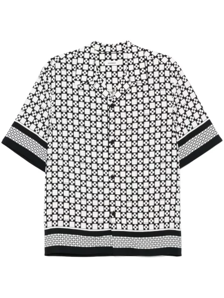 Cămașă Sandro scurtă negru